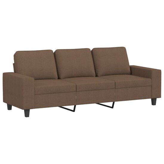 3-Delige Loungeset Stof Bruin