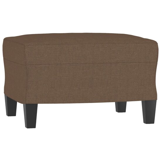 3-Delige Loungeset Stof Bruin