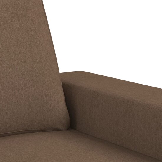 3-Delige Loungeset Stof Bruin