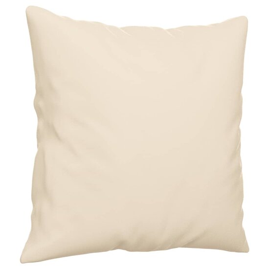 3-Delige Loungeset Met Kussens Microvezelstof Beige