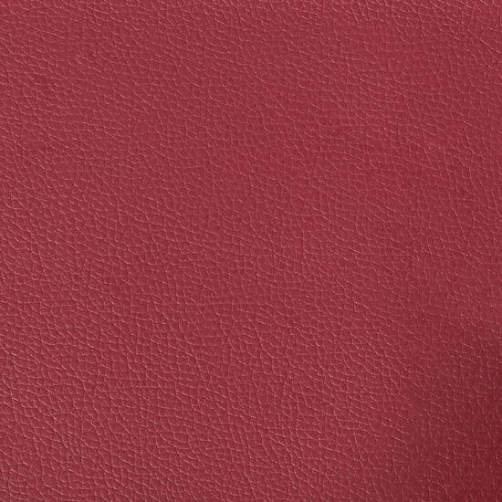 Fauteuil Chesterfield-Stijl Kunstleer Rood wijn