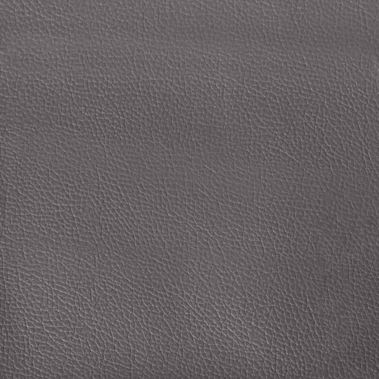 Driezitsbank Chesterfield-stijl kunstleer grijs