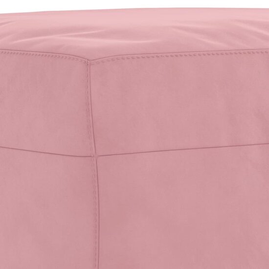 4-Delige Loungeset Fluweel Roze
