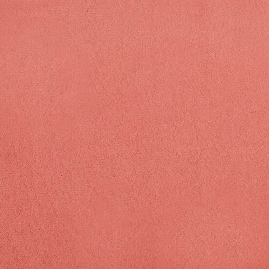 Slaapbank 2-zits fluweel roze