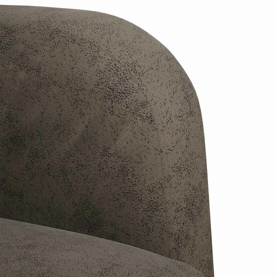 Loveseat Bank 110 Cm Kunstleer Donkergrijs