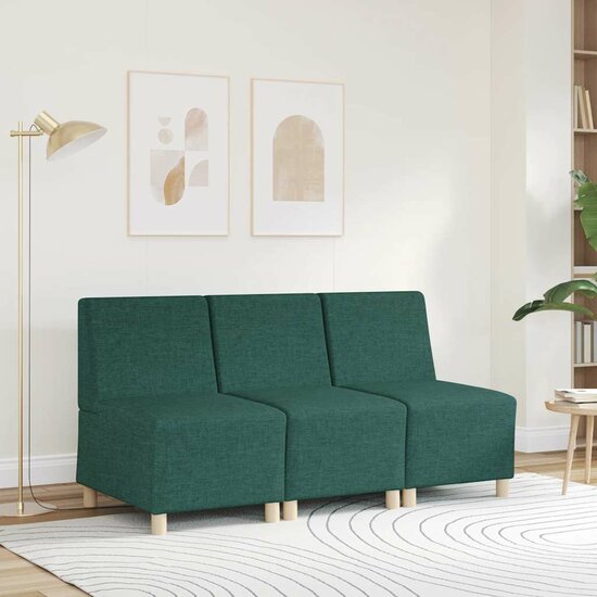 Fauteuil 55 Cm Stof Donkergroen