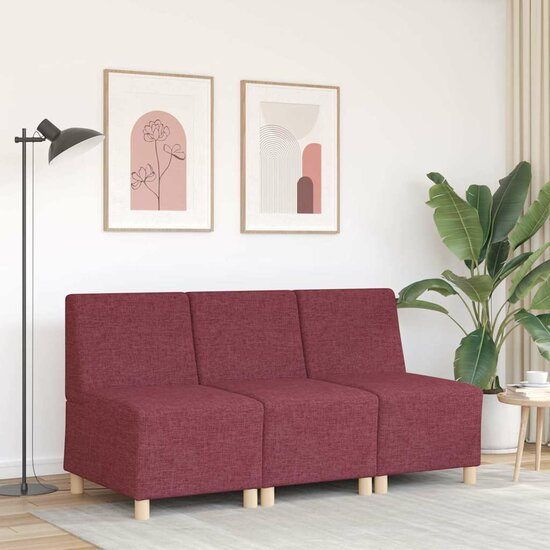 Fauteuil 55 Cm Stof Wijnrood