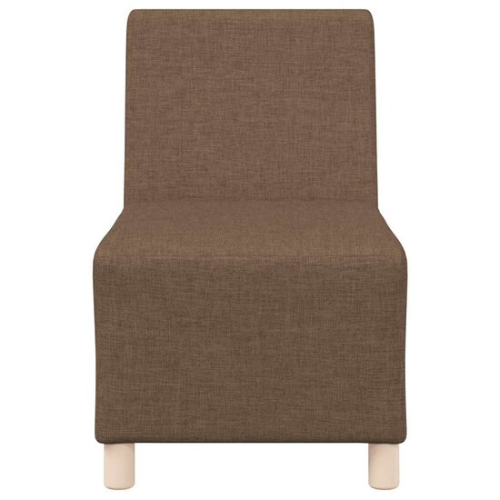 Fauteuil 55 cm stof bruin