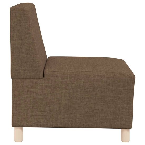 Fauteuil 55 cm stof bruin