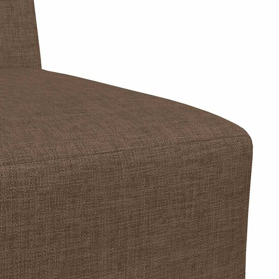 Fauteuil 55 cm stof bruin