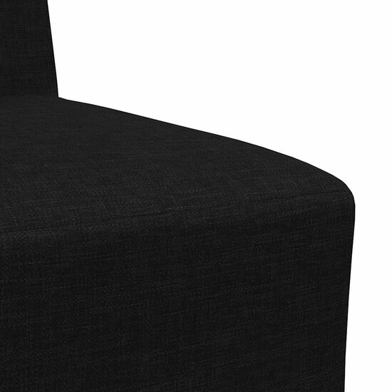 Fauteuil 55 cm stof zwart