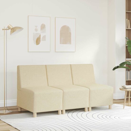 Fauteuil 55 Cm Stof Kleurig Cr&egrave;me