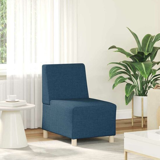 Fauteuil 55 Cm Stof Blauw