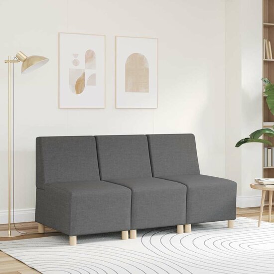 Fauteuil 55 Cm Stof Donkergrijs