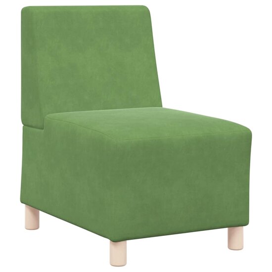 Fauteuil 55 Cm Fluweel Lichtgroen