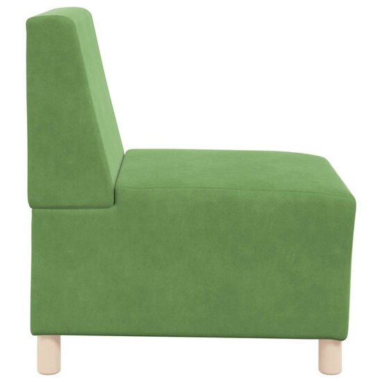 Fauteuil 55 Cm Fluweel Lichtgroen