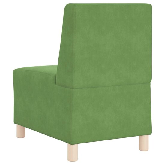Fauteuil 55 Cm Fluweel Lichtgroen