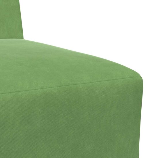 Fauteuil 55 Cm Fluweel Lichtgroen