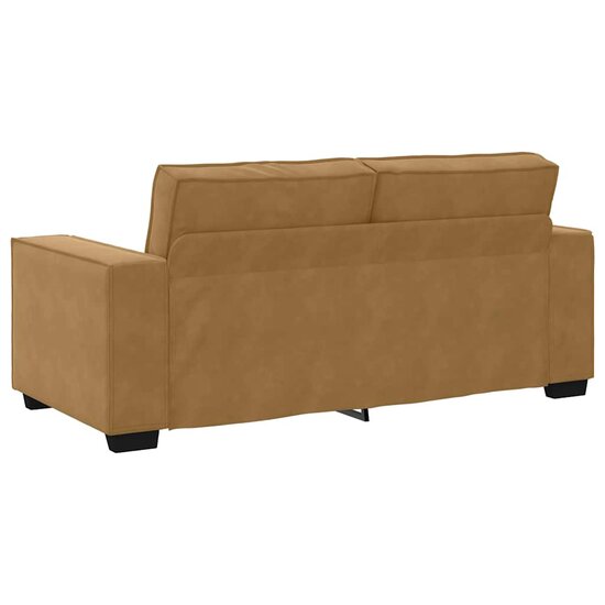 Tweezitsbank Stof 140 cm Bruin