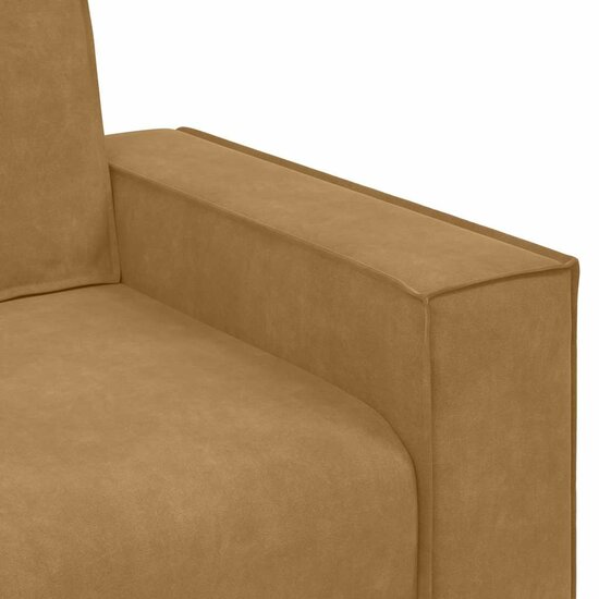 Tweezitsbank Stof 140 cm Bruin