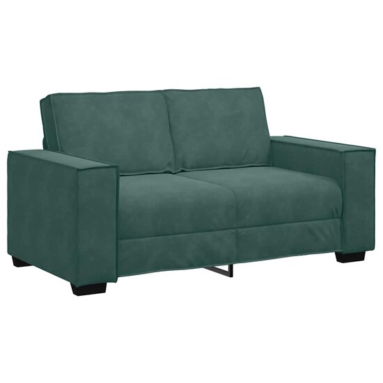 Tweezitsbank Fluweel 120 cm Donkergroen