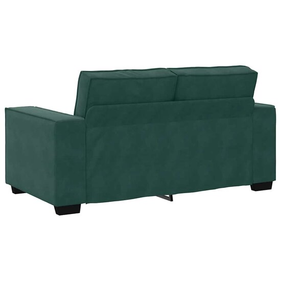 Tweezitsbank Fluweel 120 cm Donkergroen