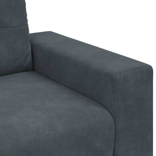 Fauteuil Fluweel 60 cm Donkergrijs