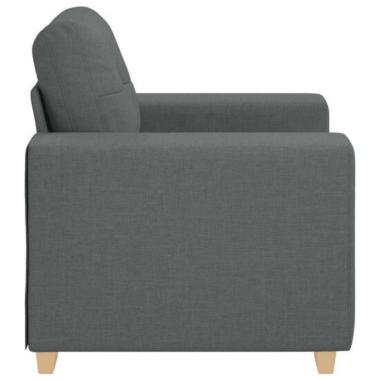 Fauteuil Stof 60 cm Donkergrijs