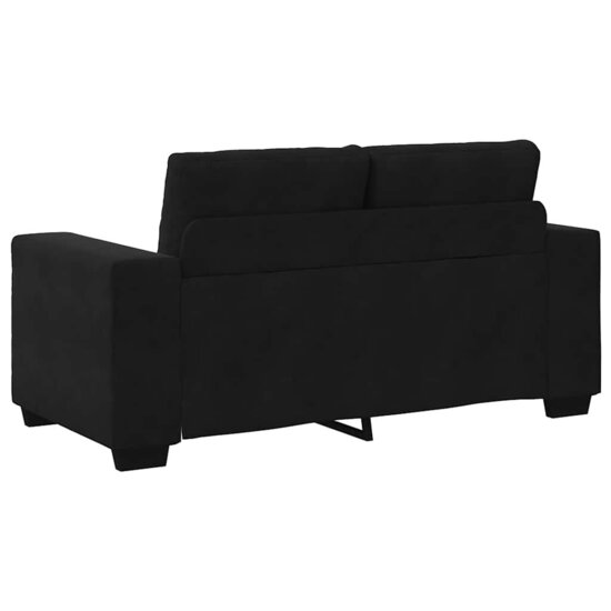 Loveseat Bank Fluweel 120 cm Zwart