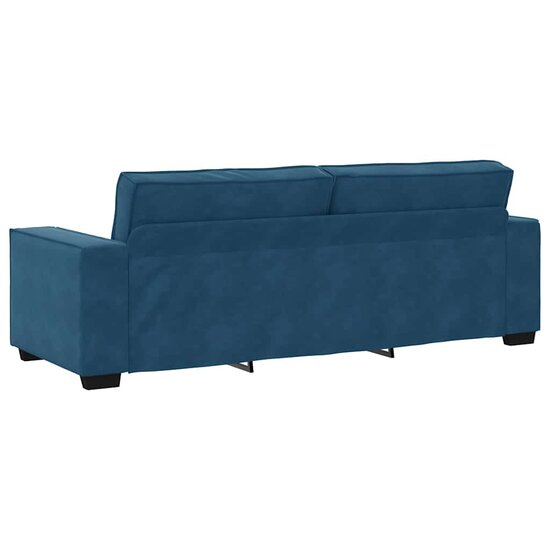 2-Delige Loungeset Met Kussens Fluweel Blauw