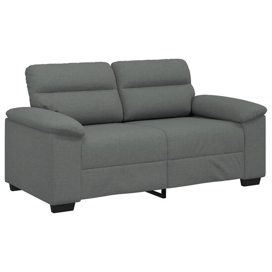 2-Zitsbank Stof 120 cm Donkergrijs