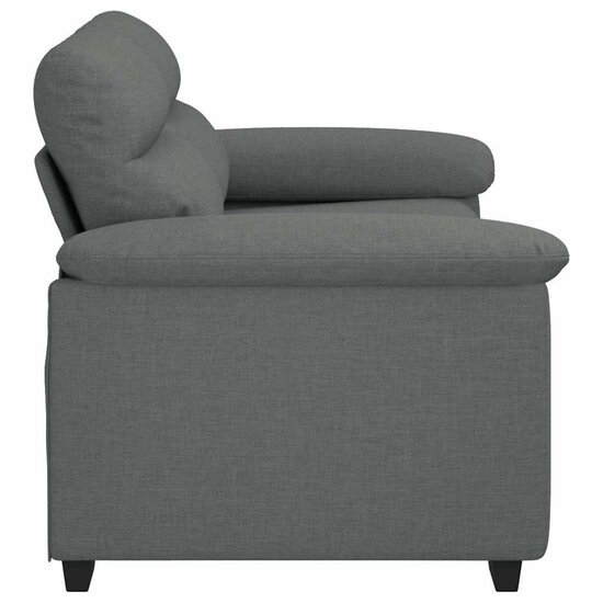 2-Zitsbank Stof 120 cm Donkergrijs