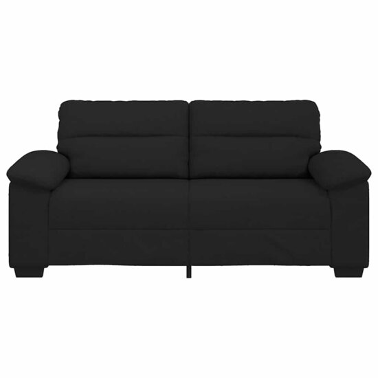 2-Zitsbank Stof 140 cm Zwart