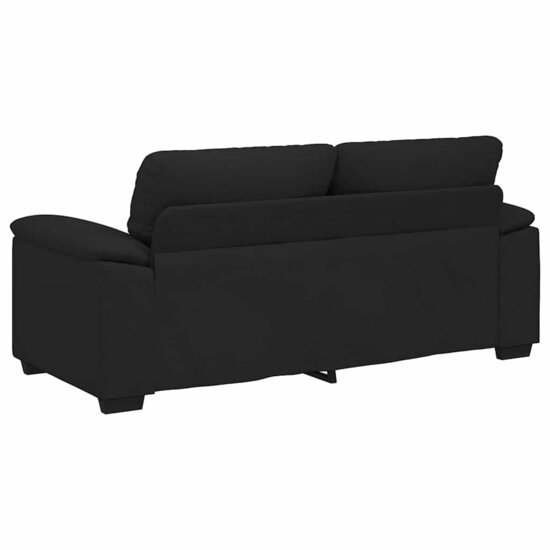2-Zitsbank Stof 140 cm Zwart