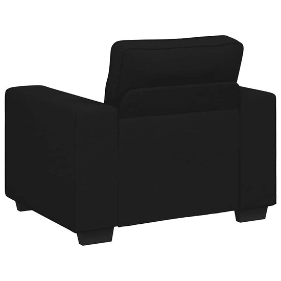 Fauteuil Stof 60 cm Zwart