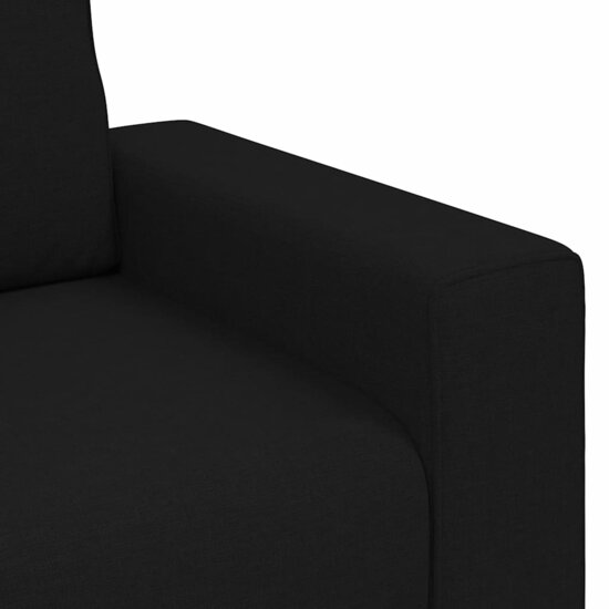 Fauteuil Stof 60 cm Zwart