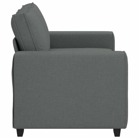 2-Zitsbank Stof 120 cm Donkergrijs