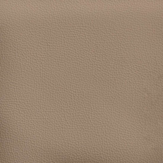Tweezitsbank Kunstleer Kleurig 140 cm Cappuccino