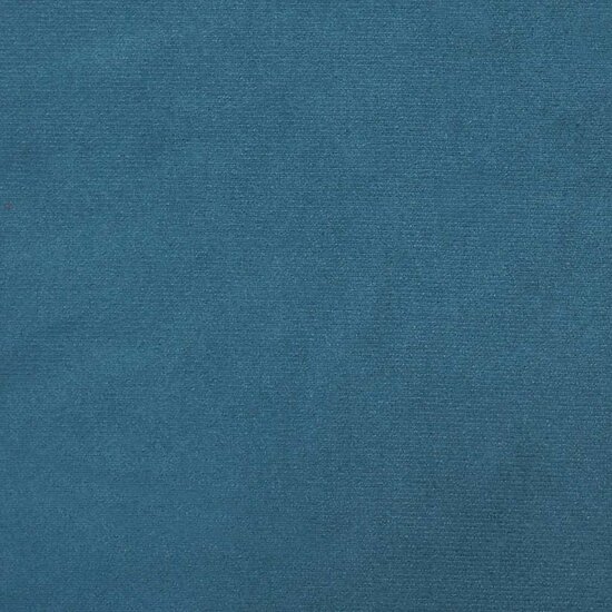 Modulaire Bank Met Voetenbank En Kussens Fluweel Blauw