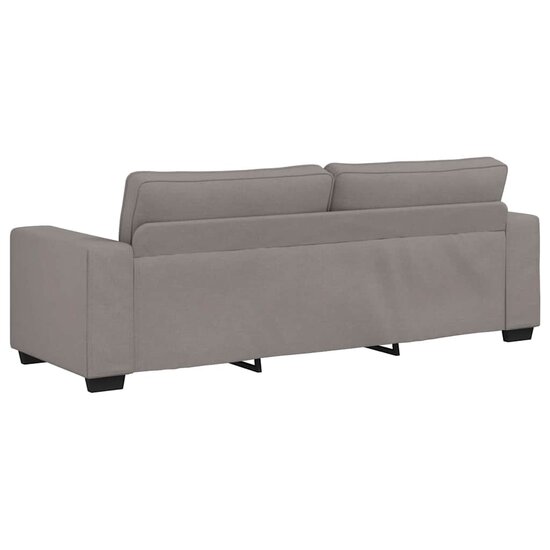 2-Delige Loungeset Met Kussens Stof Taupe