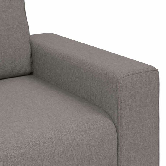 2-Delige Loungeset Met Kussens Stof Taupe