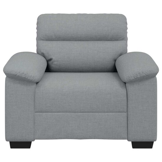 Fauteuil Stof 60 cm Lichtgrijs