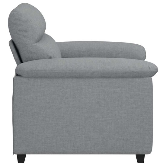 Fauteuil Stof 60 cm Lichtgrijs