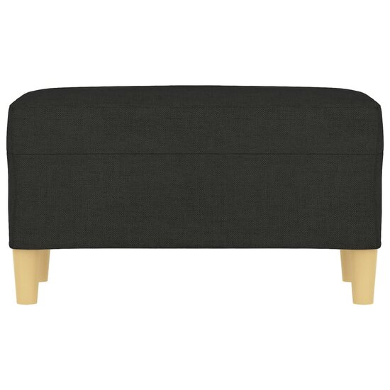 Bankje Stof 70 x 35 x 41 cm Zwart