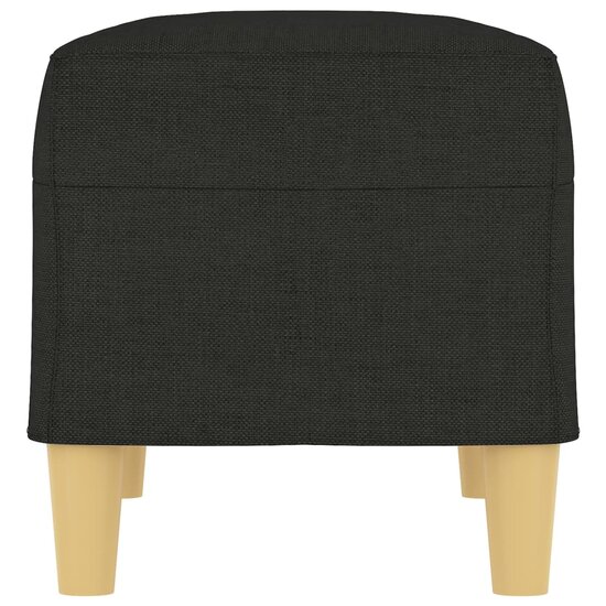 Bankje Stof 70 x 35 x 41 cm Zwart