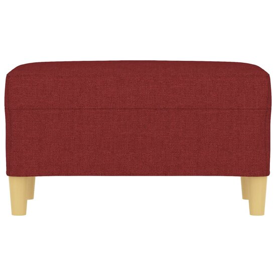 Bankje Stof 70 x 35 x 41 cm Wijnrood