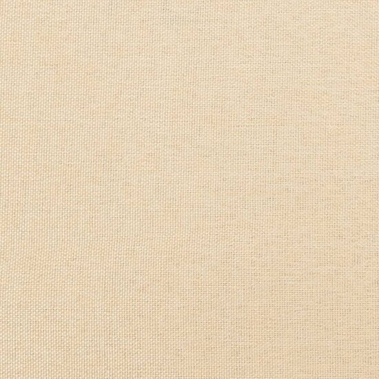Bankje 100x35x41 cm stof cr&egrave;mekleurig