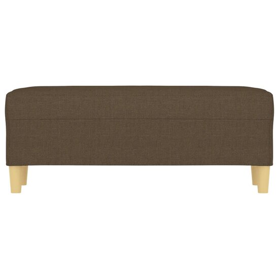 Bankje Stof 100 x 35 x 41 cm Bruin