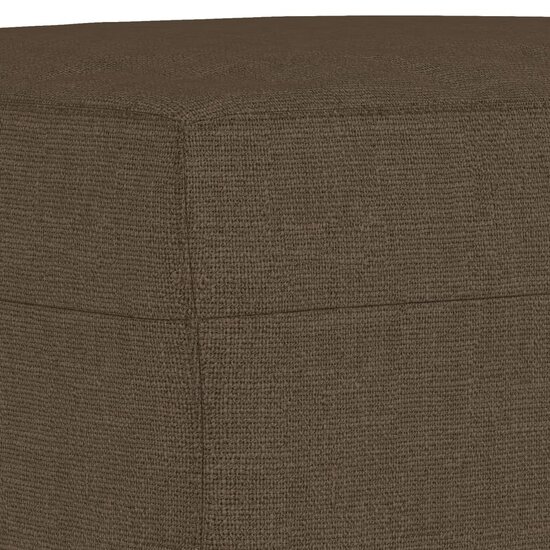Bankje Stof 100 x 35 x 41 cm Bruin