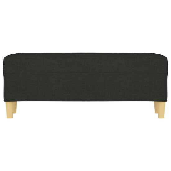 Bankje Stof 100 x 35 x 41 cm Zwart